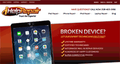 Desktop Screenshot of ihelprepair.com
